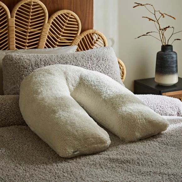 Cheap ⭐ Teddy Bear Teddy Bear Cream V-Shaped Cushion 🔔 3 Cheap ⭐ Teddy Bear Teddy Bear Cream V-Shaped Cushion 🔔