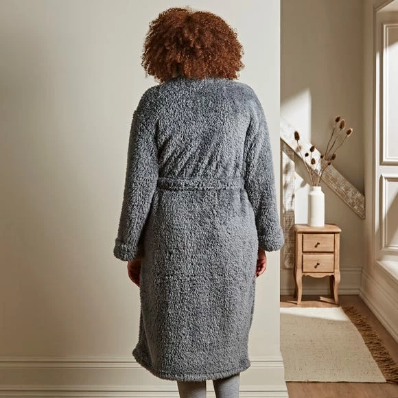 Buy ⭐ Teddy Bear Teddy Bear So Soft Charcoal 👗 Dressing Gown ❤️ 5 Buy ⭐ Teddy Bear Teddy Bear So Soft Charcoal 👗 Dressing Gown ❤️ - Image 3