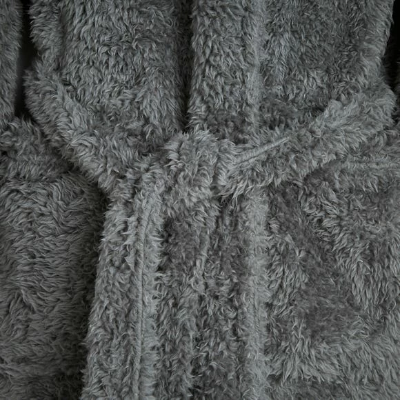 Buy ⭐ Teddy Bear Teddy Bear So Soft Charcoal 👗 Dressing Gown ❤️ 6 Buy ⭐ Teddy Bear Teddy Bear So Soft Charcoal 👗 Dressing Gown ❤️ - Image 4