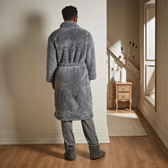 Buy ⭐ Teddy Bear Teddy Bear So Soft Charcoal 👗 Dressing Gown ❤️ 8 Buy ⭐ Teddy Bear Teddy Bear So Soft Charcoal 👗 Dressing Gown ❤️ - Image 6