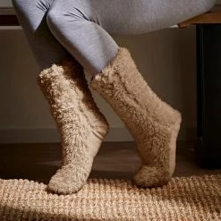 Coupon ❤️ Teddy Bear Teddy Bear Taupe 🧦 Socks ✨