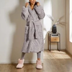 Buy 👏 Teddy Bear Teddy Bear Feather Soft Marl 👗 Dressing Gown ⌛ -TEDDY BEAR Sales 30736232 alt03