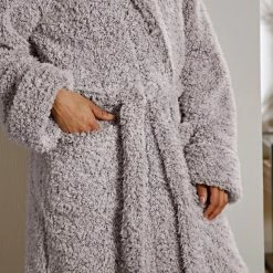 Buy 👏 Teddy Bear Teddy Bear Feather Soft Marl 👗 Dressing Gown ⌛ -TEDDY BEAR Sales 30736232 alt05