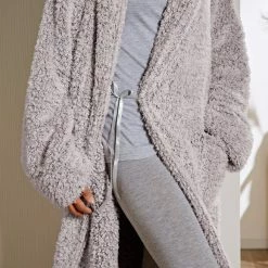 Buy 👏 Teddy Bear Teddy Bear Feather Soft Marl 👗 Dressing Gown ⌛ -TEDDY BEAR Sales 30736232 alt06