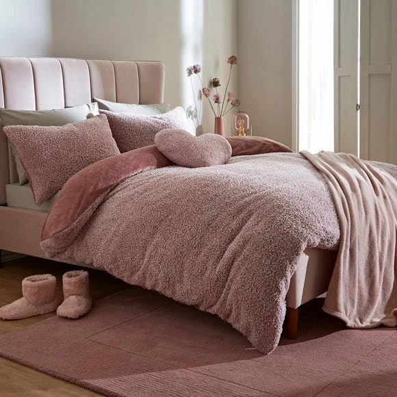 Wholesale ✨ Teddy Bear Teddy Bear Feather Soft Marl Reversible Duvet Cover and Pillowcase Set ✨ 4 Wholesale ✨ Teddy Bear Teddy Bear Feather Soft Marl Reversible Duvet Cover and Pillowcase Set ✨ - Image 2