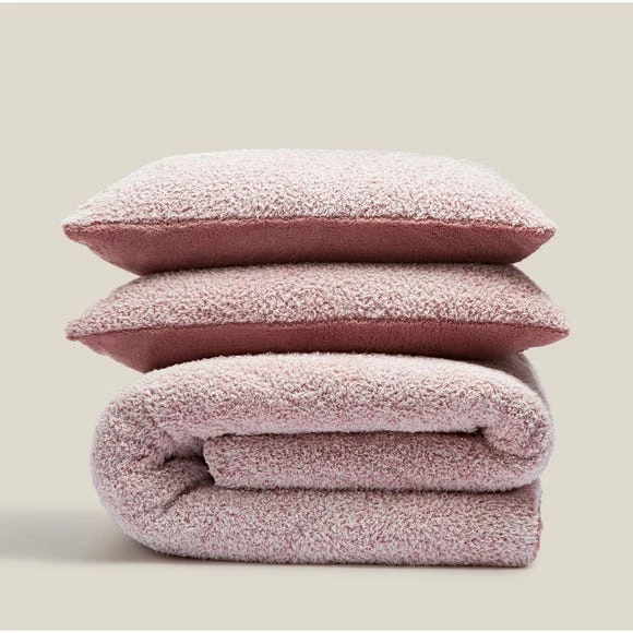 Wholesale ✨ Teddy Bear Teddy Bear Feather Soft Marl Reversible Duvet Cover and Pillowcase Set ✨ 6 Wholesale ✨ Teddy Bear Teddy Bear Feather Soft Marl Reversible Duvet Cover and Pillowcase Set ✨ - Image 4