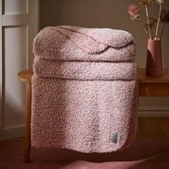Deals 🤩 Dunelm Teddy Bear Soft Marl Throw 👏