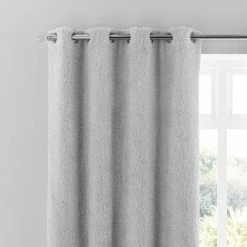 TEDDY BEAR Sales 8 Buy ❤️ Teddy Bear Teddy Bear Grey Eyelet Curtains 🧨