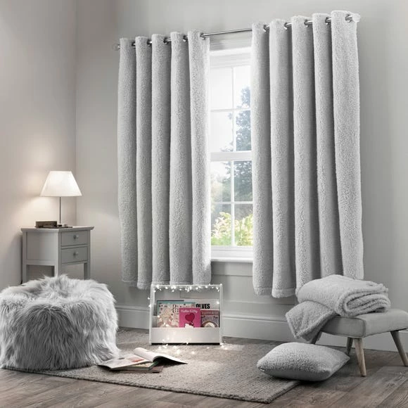 Buy ❤️ Teddy Bear Teddy Bear Grey Eyelet Curtains 🧨 4 Buy ❤️ Teddy Bear Teddy Bear Grey Eyelet Curtains 🧨 - Image 3