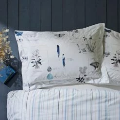 Best Sale 👏 Natural History Museum Nature's Journal 100% Cotton Oxford Pillowcase 😍