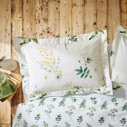 Discount 👏 Natural History Museum Marsh Botanical 100% Cotton Oxford Pillowcase 🎁