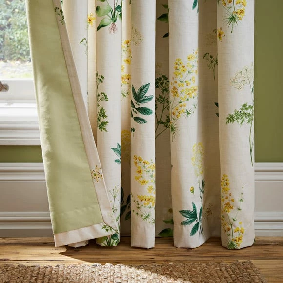 Buy ๐ Natural History Museum Marsh Botanical Ochre Eyelet Curtains ๐ 6 Buy ๐ Natural History Museum Marsh Botanical Ochre Eyelet Curtains ๐ - Image 4