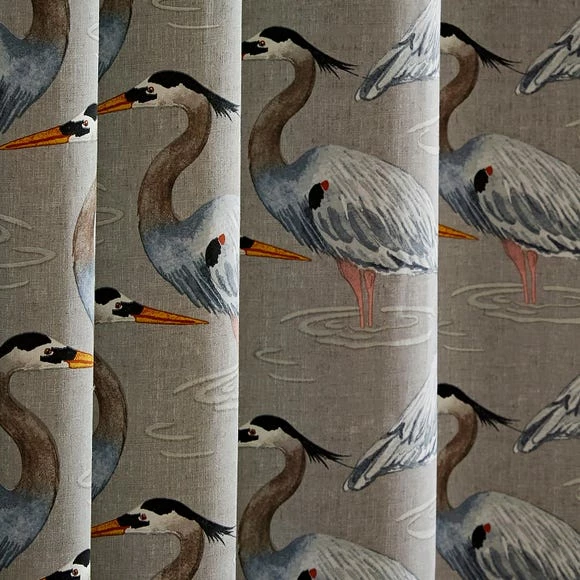 Brand new ๐งจ Natural History Museum Heron Natural Eyelet Curtains ๐ 5 Brand new ๐งจ Natural History Museum Heron Natural Eyelet Curtains ๐ - Image 3