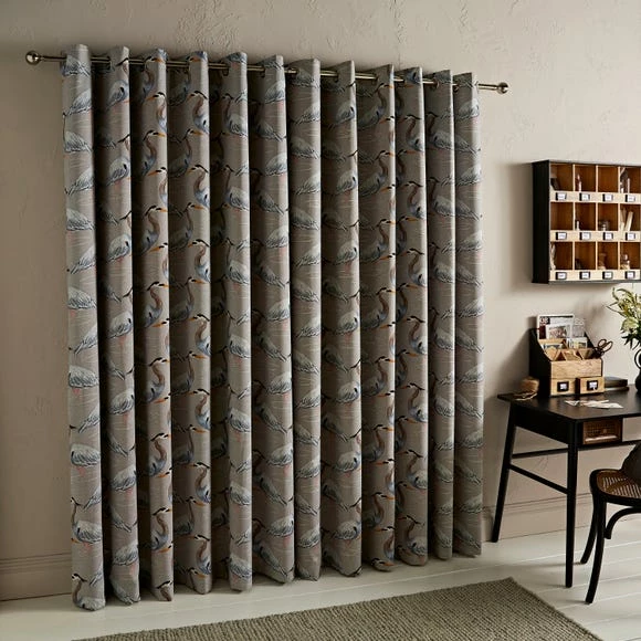 Brand new ๐งจ Natural History Museum Heron Natural Eyelet Curtains ๐ 6 Brand new ๐งจ Natural History Museum Heron Natural Eyelet Curtains ๐ - Image 4