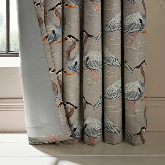 Brand new ๐งจ Natural History Museum Heron Natural Eyelet Curtains ๐ 7 Brand new ๐งจ Natural History Museum Heron Natural Eyelet Curtains ๐ - Image 5