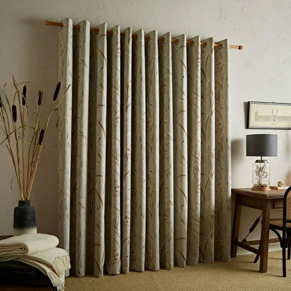 Discount ๐ Natural History Museum Riverside Grasses Natural Eyelet Curtains ๐ 6 Discount ๐ Natural History Museum Riverside Grasses Natural Eyelet Curtains ๐ - Image 4