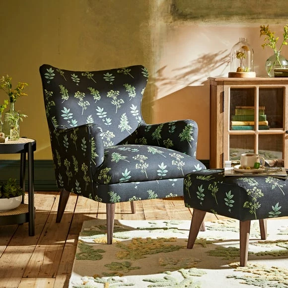 Outlet ๐ฅ Natural History Museum Marlow Marsh Botanical Print Armchair ๐ 6 Outlet ๐ฅ Natural History Museum Marlow Marsh Botanical Print Armchair ๐ - Image 4