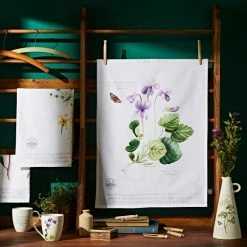Best deal ๐ฅ Natural History Museum Marsh Violet Tea Towel ๐คฉ