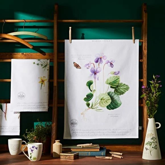 Best deal 🔥 Natural History Museum Marsh Violet Tea Towel 🤩 3 Best deal 🔥 Natural History Museum Marsh Violet Tea Towel 🤩