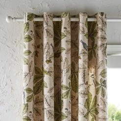 TEDDY BEAR Sales 36 Best deal ⭐ Natural History Museum Arboretum Natural Eyelet Curtains 💯