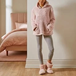 Best Pirce 👍 Teddy Bear Teddy Bear So Soft Charcoal Blanket Hoodie ⭐