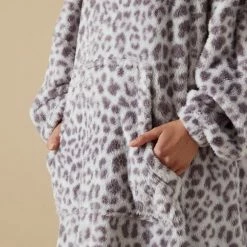 Best deal 🧨 Teddy Bear Teddy Oversized Blanket Hoodie Leopard Print ✔️ -TEDDY BEAR Sales 30770989 alt04