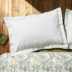 Discount 👏 Natural History Museum Meadow Green 100% Cotton Oxford Pillowcase 👍