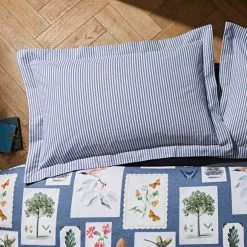 Best reviews of ⭐ Natural History Museum Woodland Blue 100% Cotton Oxford Pillowcase 😉