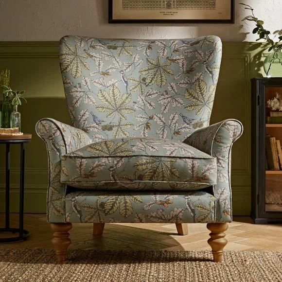 Deals ๐งจ The Edited Life Charlbury Wing Chair Arboretum Print ๐ 6 Deals ๐งจ The Edited Life Charlbury Wing Chair Arboretum Print ๐ - Image 4