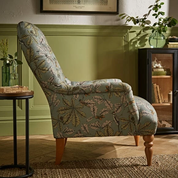 Cheap 🤩 The Edited Life Bibury Button Back Chair Arboretum Print ✨ 5 Cheap 🤩 The Edited Life Bibury Button Back Chair Arboretum Print ✨ - Image 3