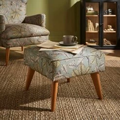 Buy ๐ The Edited Life Marlow Footstool Arboretum Print ๐