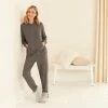Deals 😍 Dunelm Jess Soft Touch Ribbed Loungewear Hoodie 🔥 -TEDDY BEAR Sales 30801970